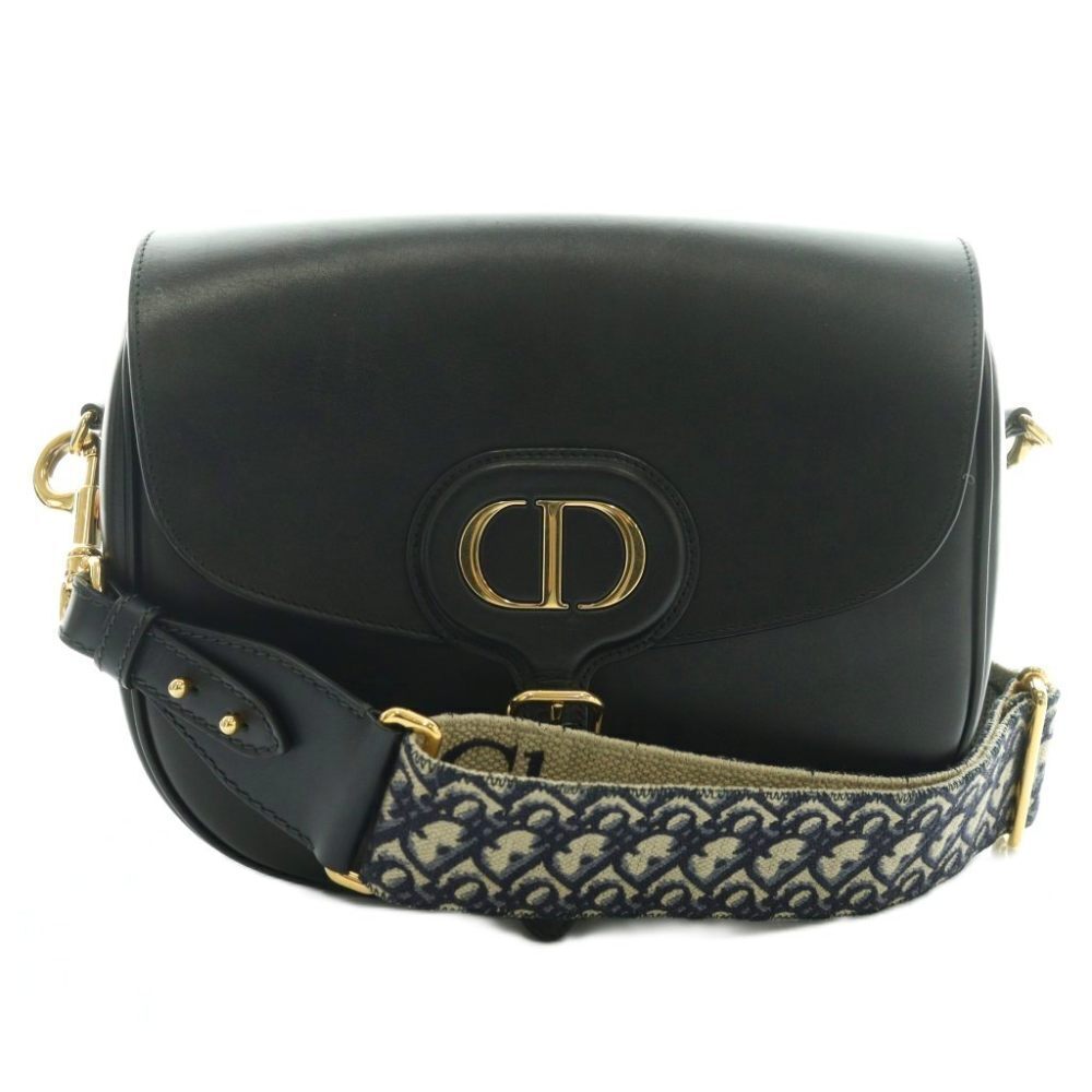 Christian Dior Bobby Calfskin Shoulder Bag Black